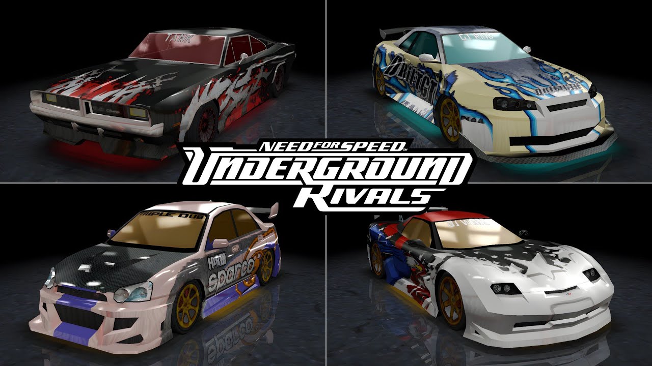 All RIVALS CARS In NFS UNDERGROUND RIVALS - YouTube