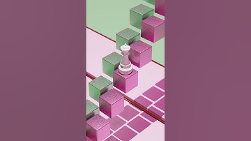 Loop No.2 - Electric Stairs #animation #cgi #vfxartist #render #blender #satisfying #loop #fyp #loop