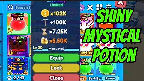 I MAKE 100K STATS PET MYSTICAL POTION IN MINING SIMULATOR 2 ROBLOX!