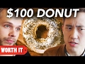 $1 Donut Vs. $100 Donut - YouTube