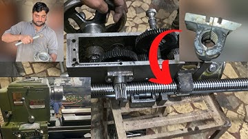 Lathe machine screw rod nut repairing | lathe machine repairing | new technique.0.07