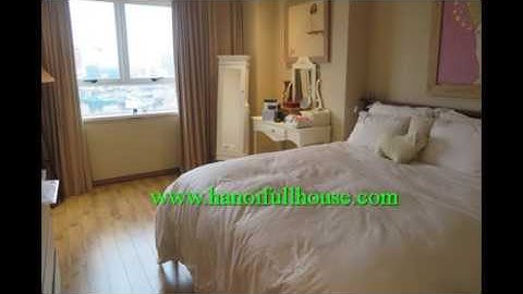 Căn hộ tầng cao, thiết kế 2 phòng ngủ, đầy đủ nội thất hiện đại cho thuê tại 249A Thụy Khê