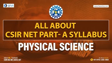 CSIR NET Physics General Aptitude Syllabus 2025 - Complete Details!