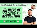 Volumes of Revolution (Year 1) in 18 minutes • A-Level Further Maths, Core Pure Year 1, Chapter 5 📚