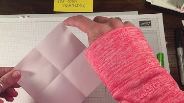 How to make a Wreath Builder Template, Stampin