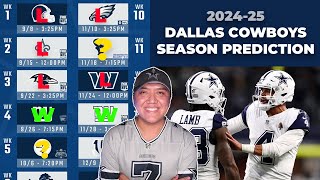 2024-2025 Dallas Cowboys Schedule Release | Season Prediction #DallasCowboys #NFL