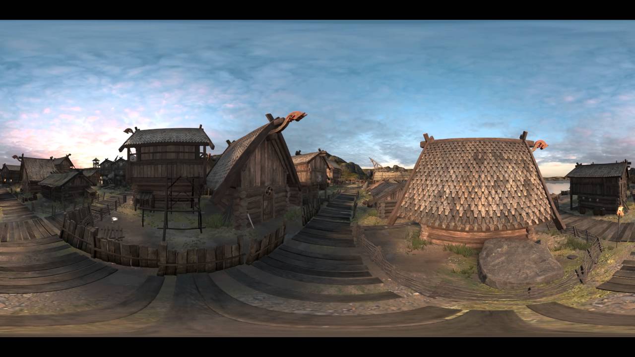 360 Video - Unity, The Viking Village Overview
