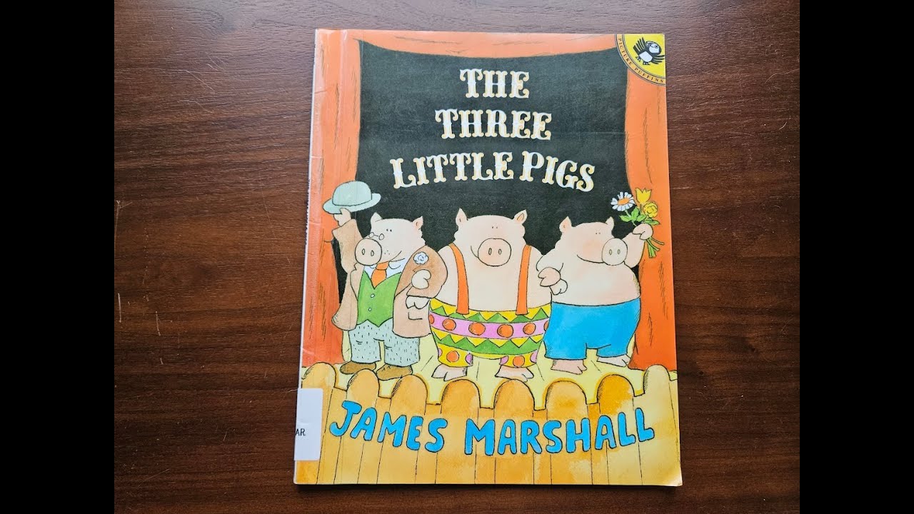 The three little pigs by james marshall read aloud picture