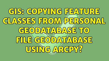 GIS: Copying feature classes from Personal Geodatabase to File Geodatabase using ArcPy?