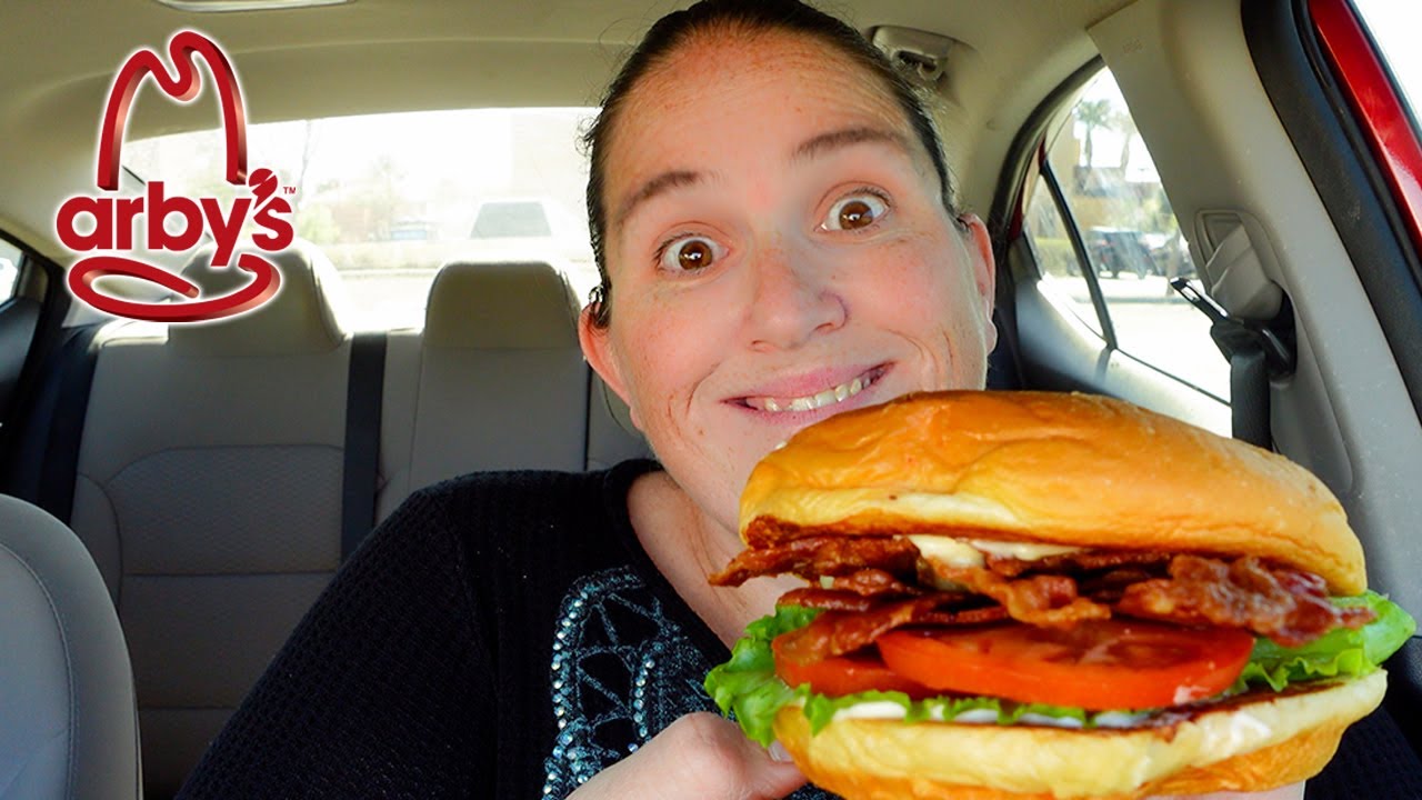ASMR | ARBY'S | New! Bacon Sandwiches Menu | MUKBANG Eating Show