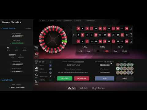 1$ por minuto en la ruleta en SIACOIN
