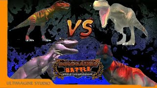 Dinosaur battle special: Siamotyrannus & Tarbosaurus VS T-Rex & Indominus Rex #pong1977