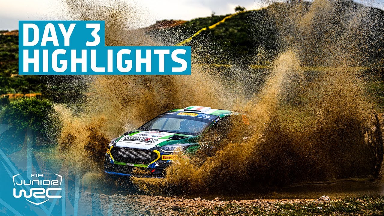 Junior WRC Day 3 Highlights| WRC Rally Italia Sardegna 2023