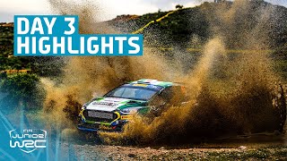 JWRC Day 3 Highlights| WRC Rally Italia Sardegna 2023