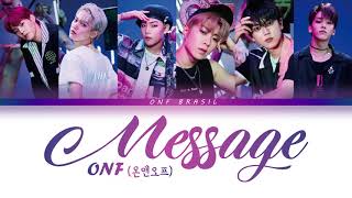 ONF (온앤오프) - Message | Legendado PT-BR/Color Coded