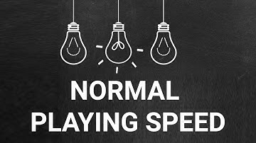 Normal playing speed shortcut key in VLC Player