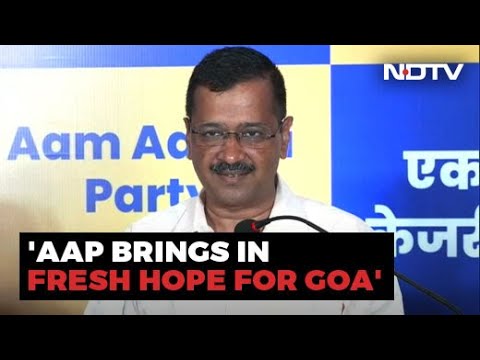Arvind Kejriwal Releases AAP's Goa Vision Document - NDTV