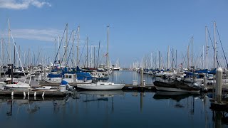 SANTA BARBARA HARBOR: OVER 1,000 BOATS! (4K)