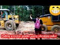 Paano hatakin ang motor grader(Kumatso 305 A) gamit ang Vibratory roller pison