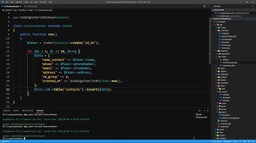 Belajar Faker (Insert Data Dummy Otomatis) di CI4 [24]