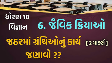 Std 10 science || Chap-6 || જઠર ગ્રંથીઓનું કાર્ય || Part-10 || KM EDUCATION