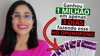Ela Fez O Hooponopono Com Essas Palavras E Em 3 Dias Ganhou 1 Milhão E 800 Mil Na Lotofácil