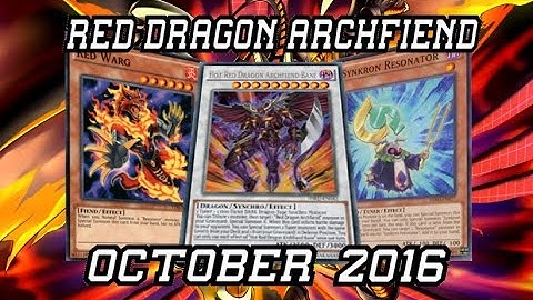 YGOPRO Red Dragon Archfiend Deck October 2016 (Decklist and download in description)