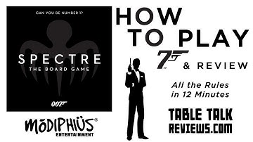 How to Play Spectre: The Board Game & Review | Table Talk Reviews