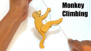 How to make a climbing monkey toy with cardboard | DIY Cardboard