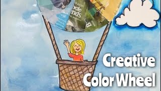 Creative Color Wheel Collage