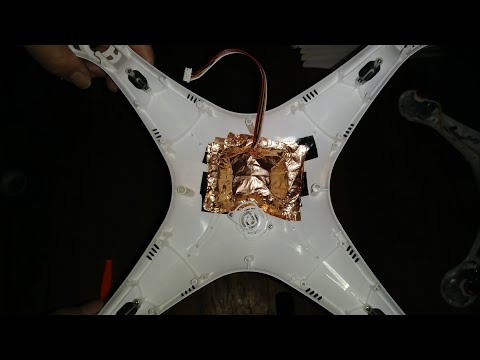 *CRASHED*Syma x8 pro, Copper tape mod and didn't work, *DANGEROUS*