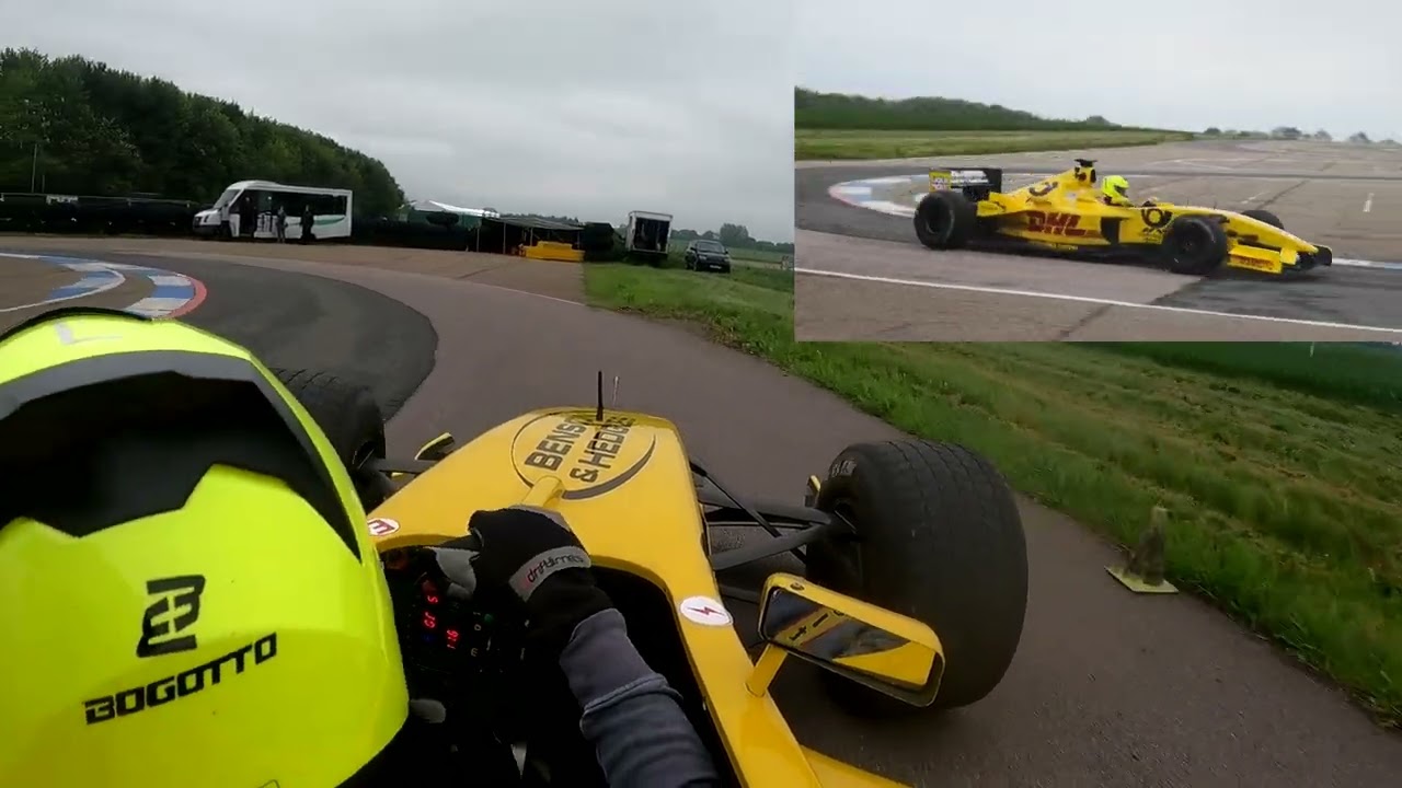 I Drove an F1 Car...Slowly!! Jordan EJ12 Driving Experience.