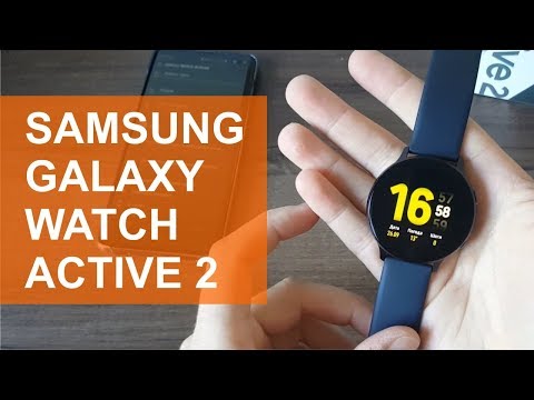 Samsung Galaxy Watch Active 2 распаковка и первый взгляд