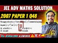 Q48 JEE Advanced 2007 Mathematics Paper 1 Solution | Tangent to Curve | Slope | Derivative