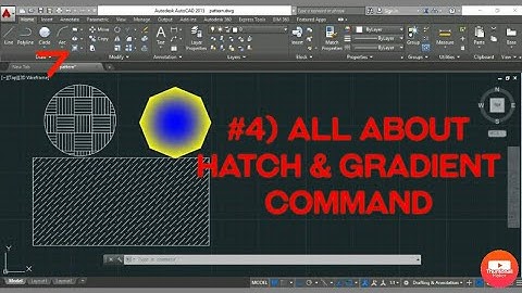#4) How To Us Hatch Command & Gradient Command in AutoCAD (Master Hatch in 5 Min)