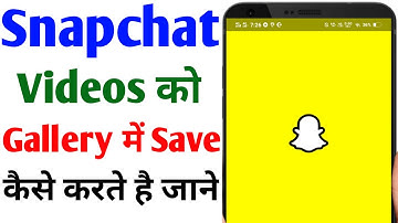 How to save Snapchat video in gallery