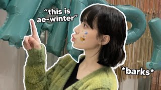 winter cute and funny moments (aespa)