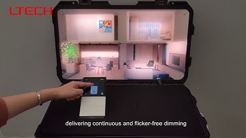 LTECH BLE5.0 Smart Home System integrates with Bluetooth/DMX/0-10V/TRIAC/DALI dimming protocol.