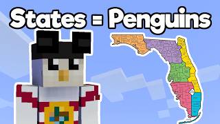 Every U.s. State As A Minecraft Penguin