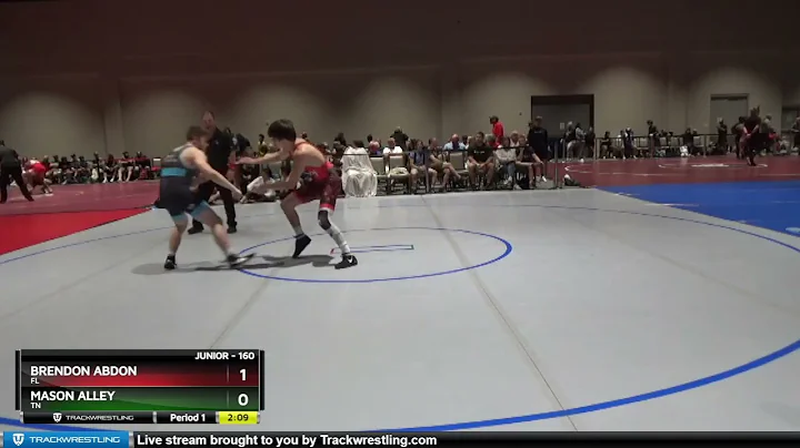 160 Lbs Quarterfinal - Brendon Abdon, FL Vs Mason ...