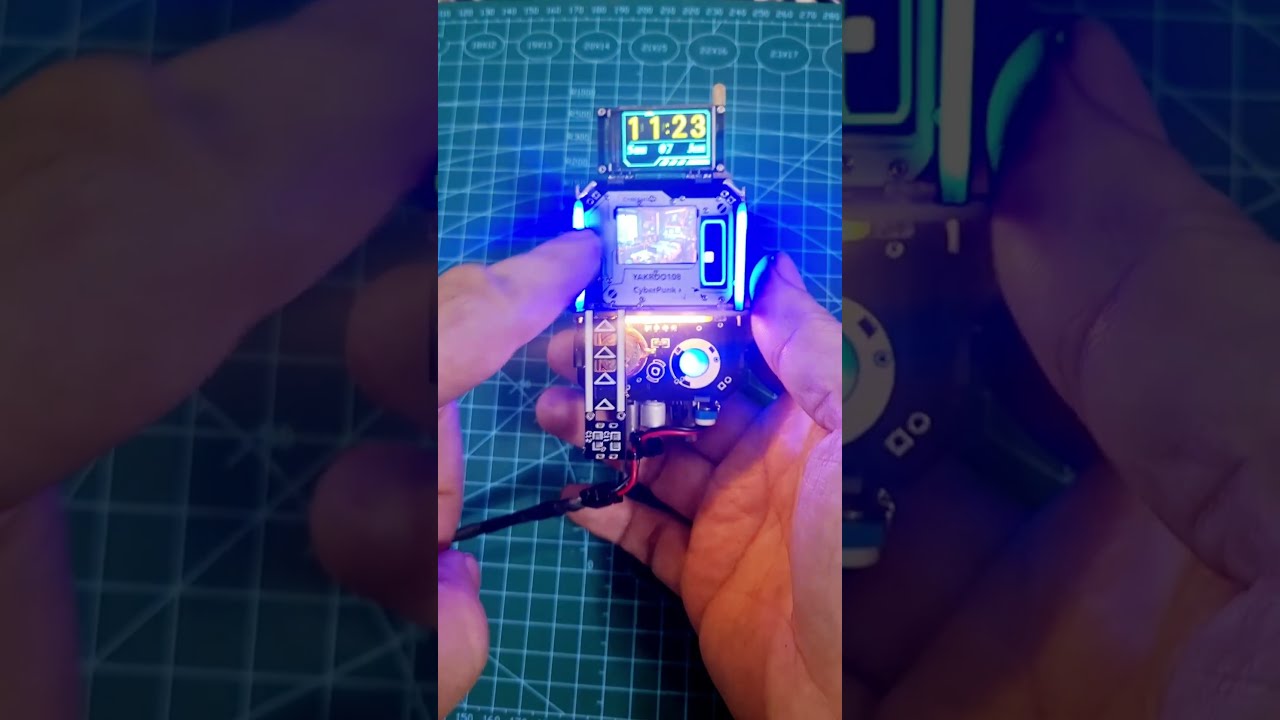 Diy projects : review Cyberpunk Home model & Clock raspberry
