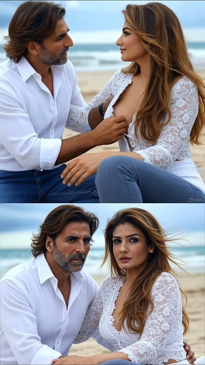 Akshy Kumar and Raveena Tandon enjoy outdoor site#love #viral #shortvideo #veeruai creator