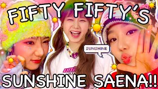 saena being fifty fifty's SUNSHINE