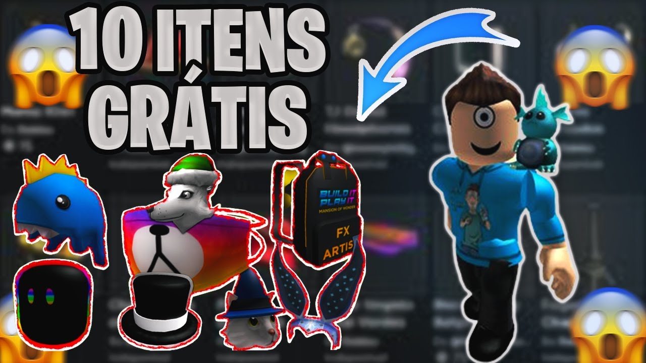 3 MAPAS que dão ITENS GRÁTIS no ROBLOX PT24 -  em 2023