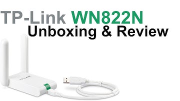 TP-Link WN822N - Unboxing