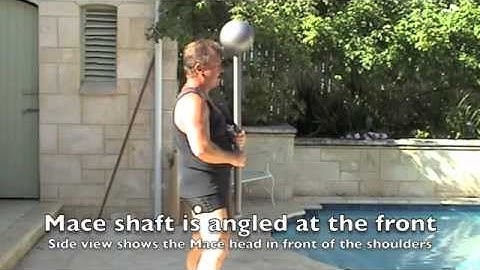 Mace Swinging Tutorial 2. How to do 10 to 2