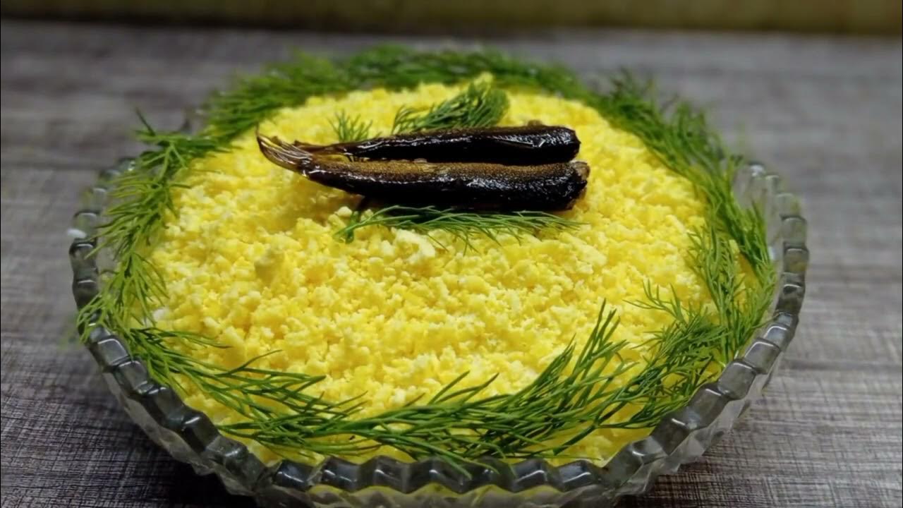 салаты со шпротами рецепты с фото простые