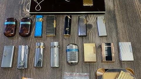 Clip 24(2/3) Bật Lửa Gas Đá Nhật-Pháp-Ý. Givenchy- Dupont......zalo 0945030114 -