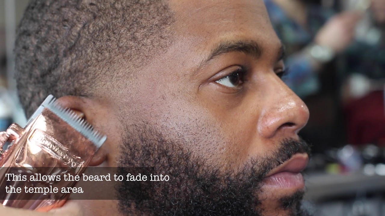 Dark Cesar Skin Taper Beard Line Up