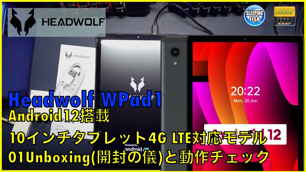 【Android12】HeadWolf Wpad1 １０インチタブレット